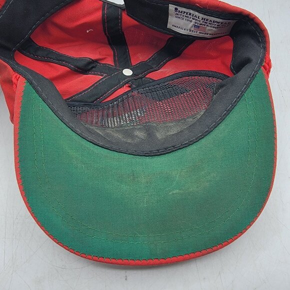 Imperial Peppermill Resorts Adults Red Adjustable Hat Cap Casual Outdoors - Picture 8 of 9